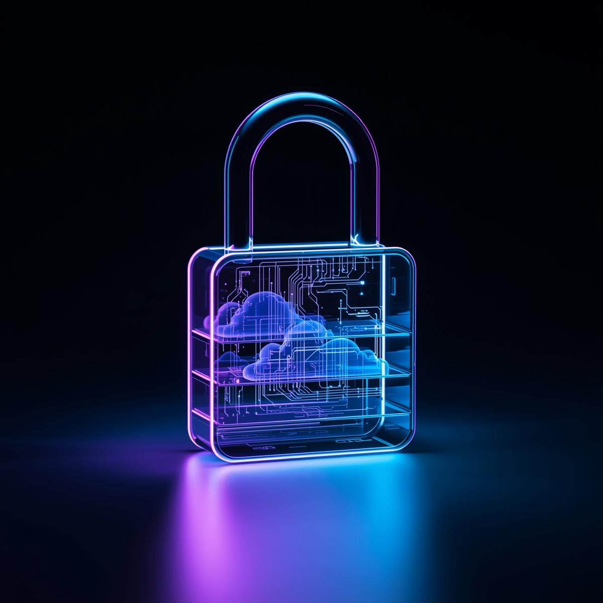 Padlock security visual